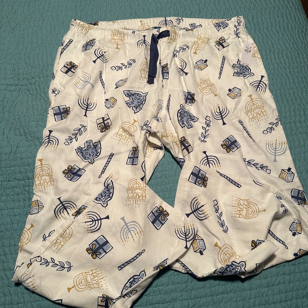 Old Navy Womens XL Pajama Pants Hanukkah (2024) Style NWT